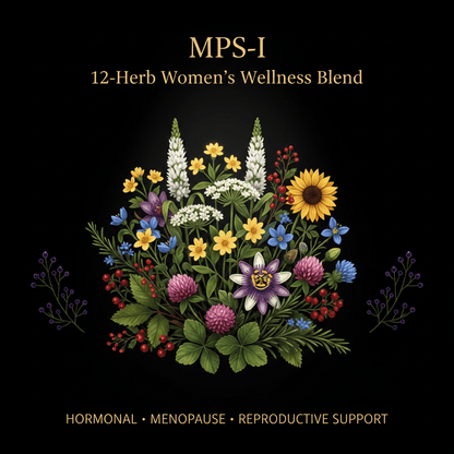 MPS - I – Hormonal Balance & Menopause Support | 12 - Herb Women's Blend, Tincture, Futures ETC