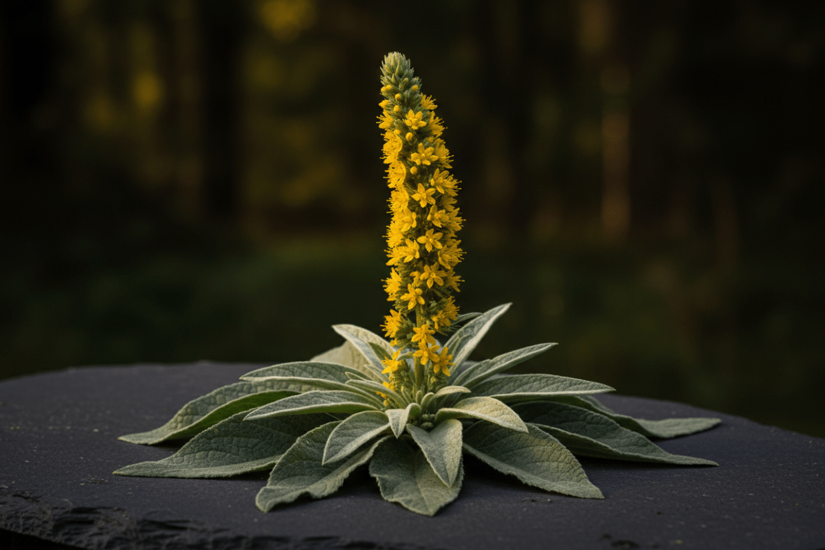 Mullein Leaf (Verbascum) – Respiratory, Nerve & Anti-Inflammatory Support, Tincture, Futures ETC