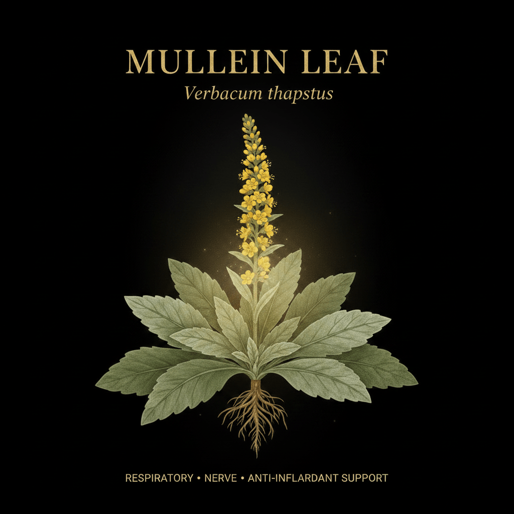 Mullein Leaf (Verbascum) – Respiratory, Nerve & Anti-Inflammatory Support, Tincture, Futures ETC