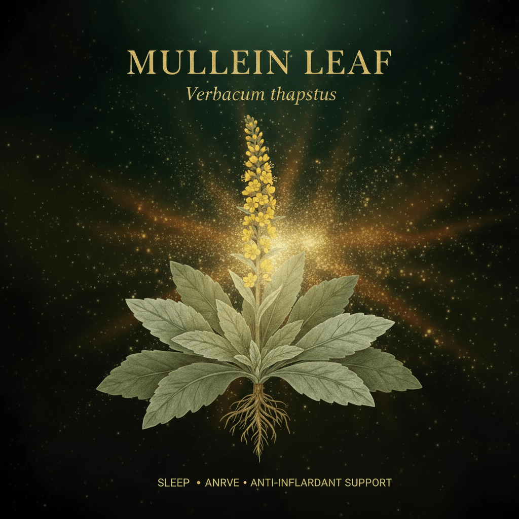 Mullein Leaf (Verbascum) – Respiratory, Nerve & Anti-Inflammatory Support, Tincture, Futures ETC