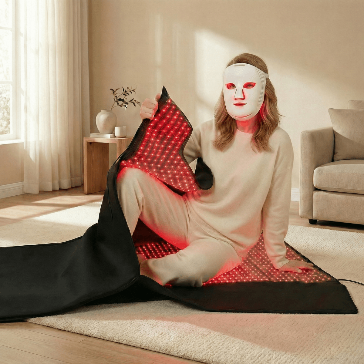 Nicebeam Full Body Red Light Therapy Bundles, Health & Beauty > Personal Care > Wellness Devices > Light Therapy Lamps > Red Light Therapy Full Body Mat > Foldable and Portable, Futures ETC