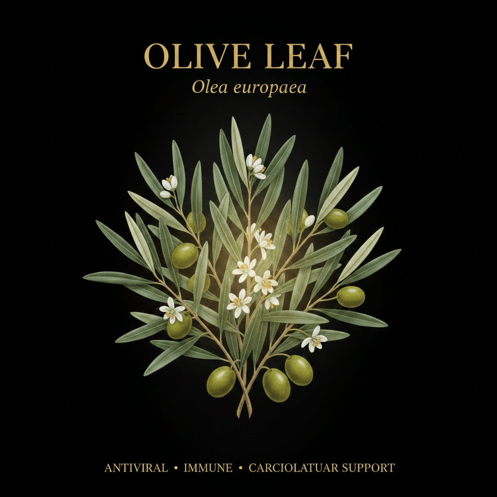 Olive Leaf (Olea europaea) – Cardiovascular, Antiviral & Antioxidant Support, Tincture, Futures ETC
