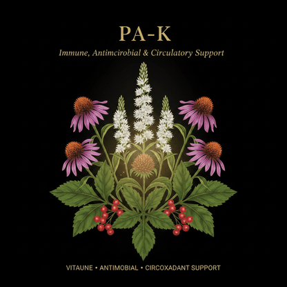PA-K – Immune, Antimicrobial & Circulatory Support | Black Cohosh, Echinacea & Golden Seal, Tincture, Futures ETC