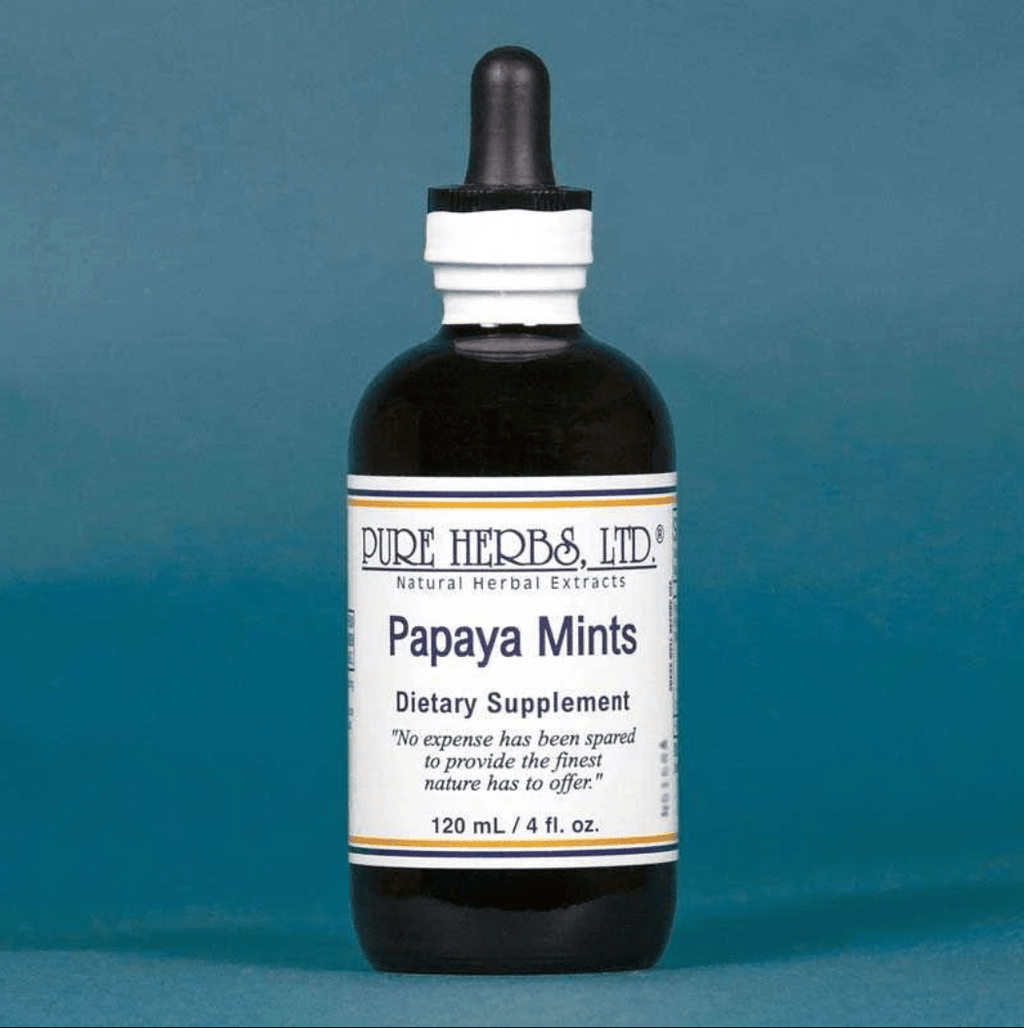 Papaya Mints – Digestive Enzyme & Soothing Support | Papaya, Peppermint Leaf & Spearmint Leaf, Tincture, Futures ETC