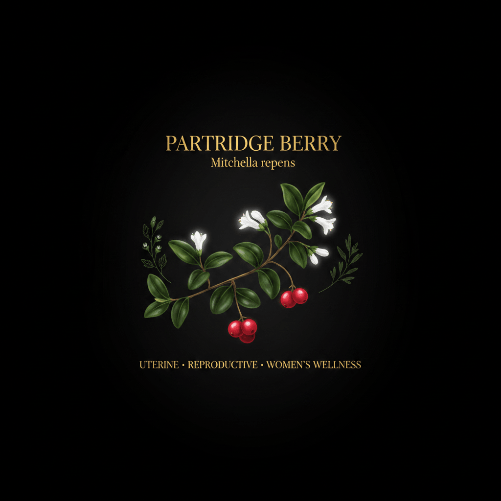 Partridge Berry (Mitchella repens) – Women's Reproductive & Urinary Health, Tincture, Futures ETC