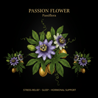 Passion Flower (Passiflora) – Stress Relief, Sleep & Hormonal Support, Tincture, Futures ETC