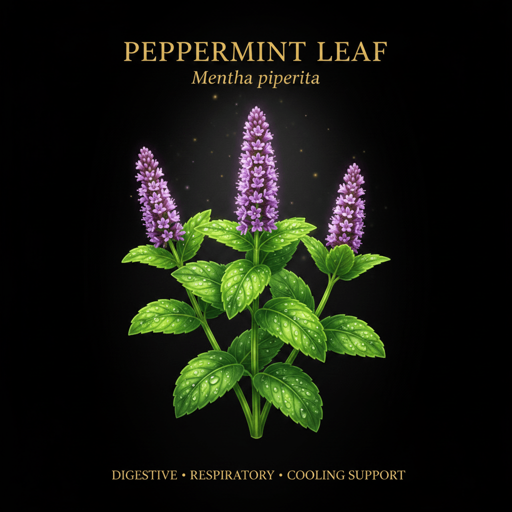 Peppermint Leaf (Mentha piperita) Extract & Oil – Digestive, Respiratory & Cooling Support, Tincture, Futures ETC