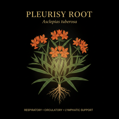 Pleurisy Root (Asclepias tuberosa) – Respiratory, Circulatory & Lymphatic Support, Tincture, Futures ETC