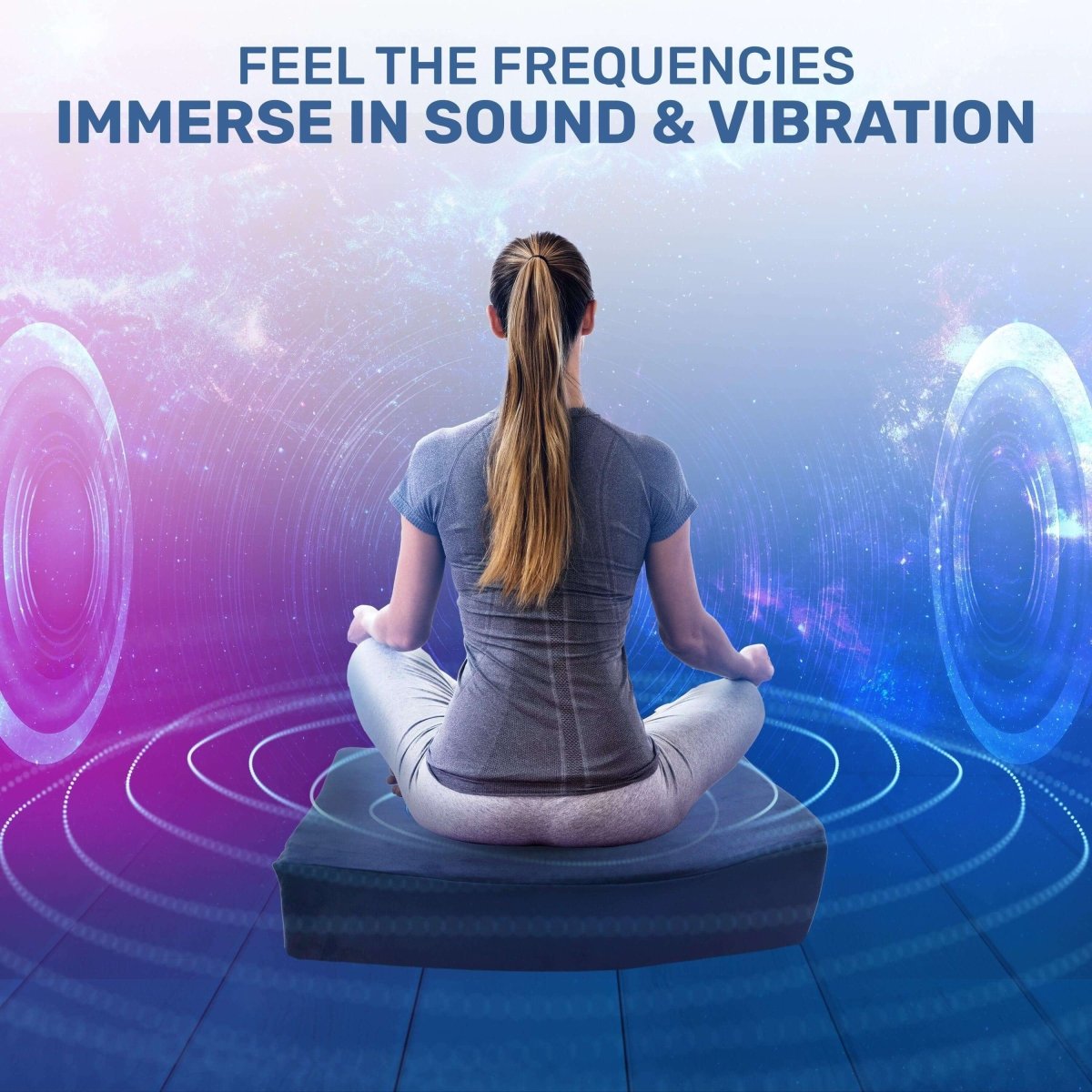 Premium Vibroacoustic Therapy Meditation Cushion Bundle, Vibroacoustic Cushion, Futures ETC