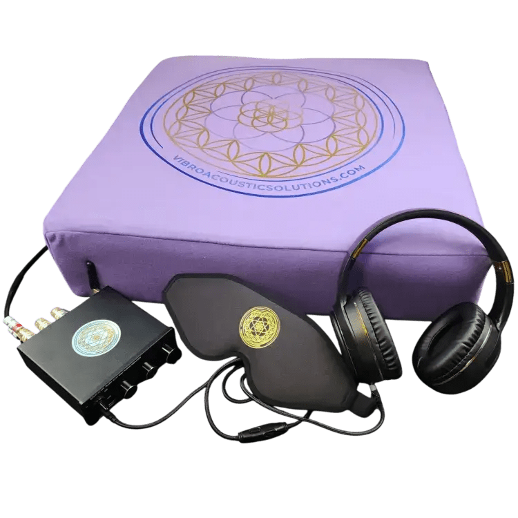 Premium Vibroacoustic Therapy Meditation Cushion Bundle, Vibroacoustic Cushion, Futures ETC
