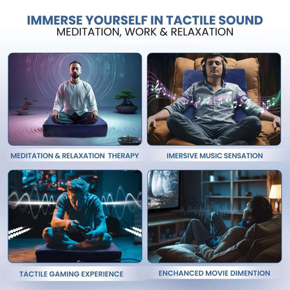 Premium Vibroacoustic Therapy Meditation Cushion Bundle, Vibroacoustic Cushion, Futures ETC
