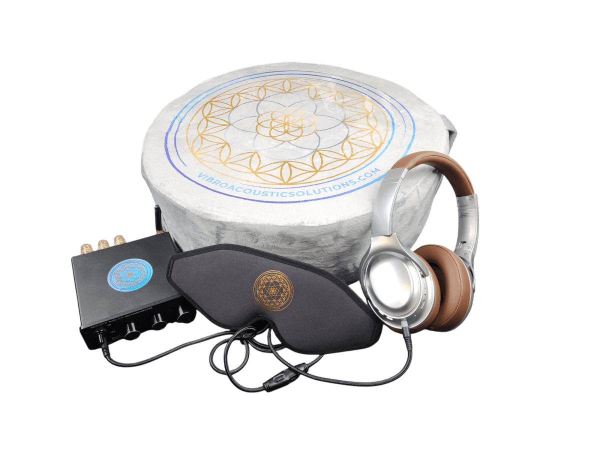 Premium Vibroacoustic Zafu Meditation Cushion Bundle, Vibroacoustic Cushion, Futures ETC