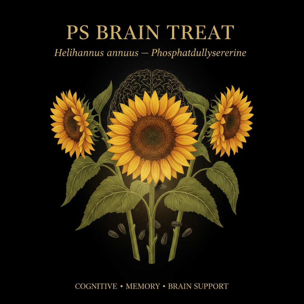 PS Brain Treat (Green Sunflower / Helianthus annuus) (Softgels 30Ct), Tincture, Futures ETC