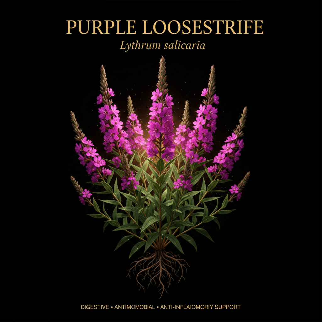 Purple Loosestrife (Lythrum salicaria) – Digestive, Antimicrobial & Anti - Inflammatory Support, Tincture, Futures ETC