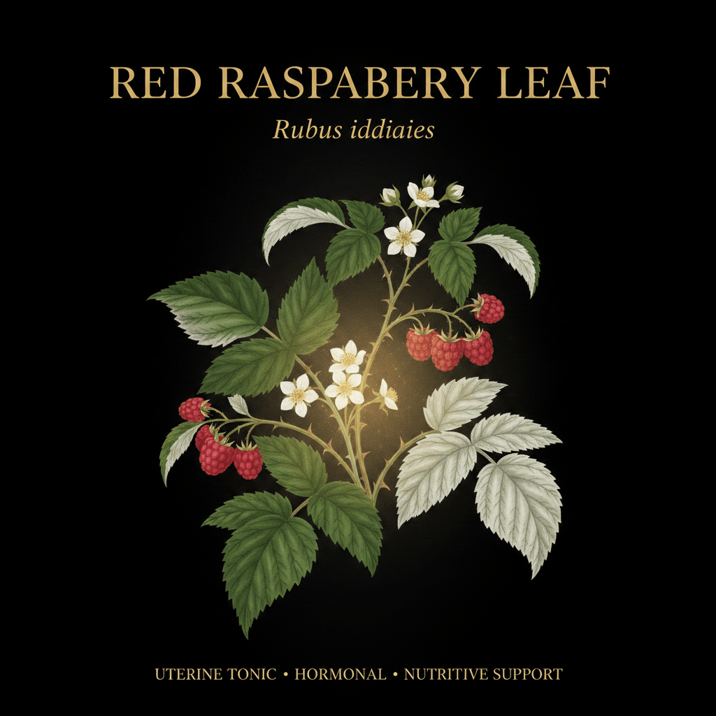Red Raspberry Leaf (Rubus idaeus & Rubus occidentalis) – Digestive, Uterine & Nutritive Support, Tincture, Futures ETC