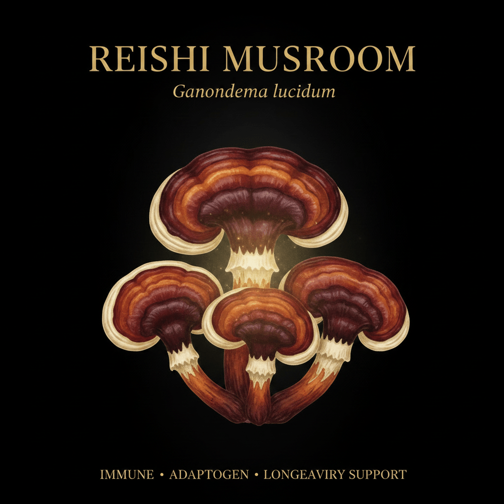 Reishi Mushroom (Ganoderma lucidum) – Immune, Cardiovascular & Adaptogenic Support, Tincture, Futures ETC