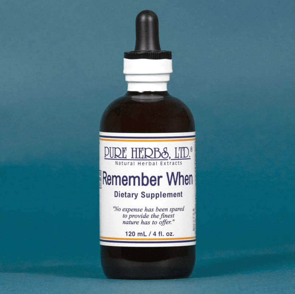 Remember When (Black Cohosh, Bladderwrack, Chlorella, Gingko, Gotu Kola, Wormseed), Tincture, Futures ETC