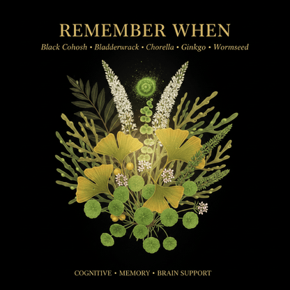 Remember When (Black Cohosh, Bladderwrack, Chlorella, Gingko, Gotu Kola, Wormseed), Tincture, Futures ETC