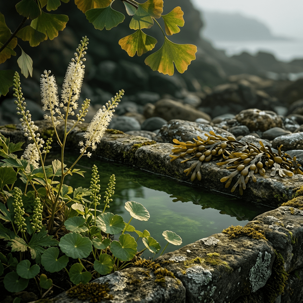 Remember When-inspired botanicals in a sheltered coastal garden