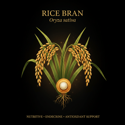 Rice Bran (Oryza sativa) – Nutritive, Endocrine & Antioxidant Support, Tincture, Futures ETC
