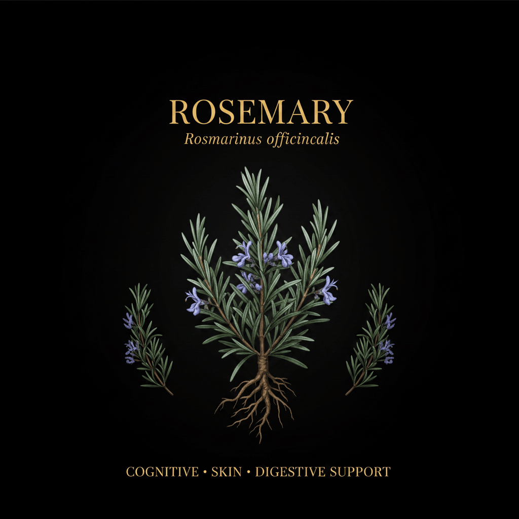Rosemary (Rosmarinus officinalis) – Cognitive, Skin & Digestive Support, Tincture, Futures ETC
