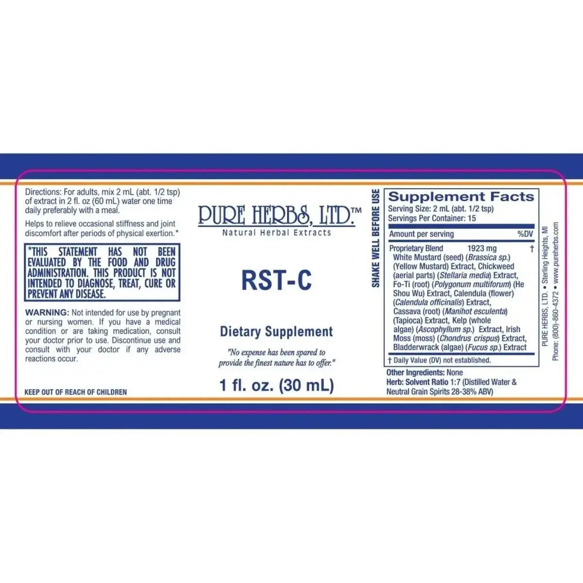 RST - C (Reformulated) - Futures ETC Tincture