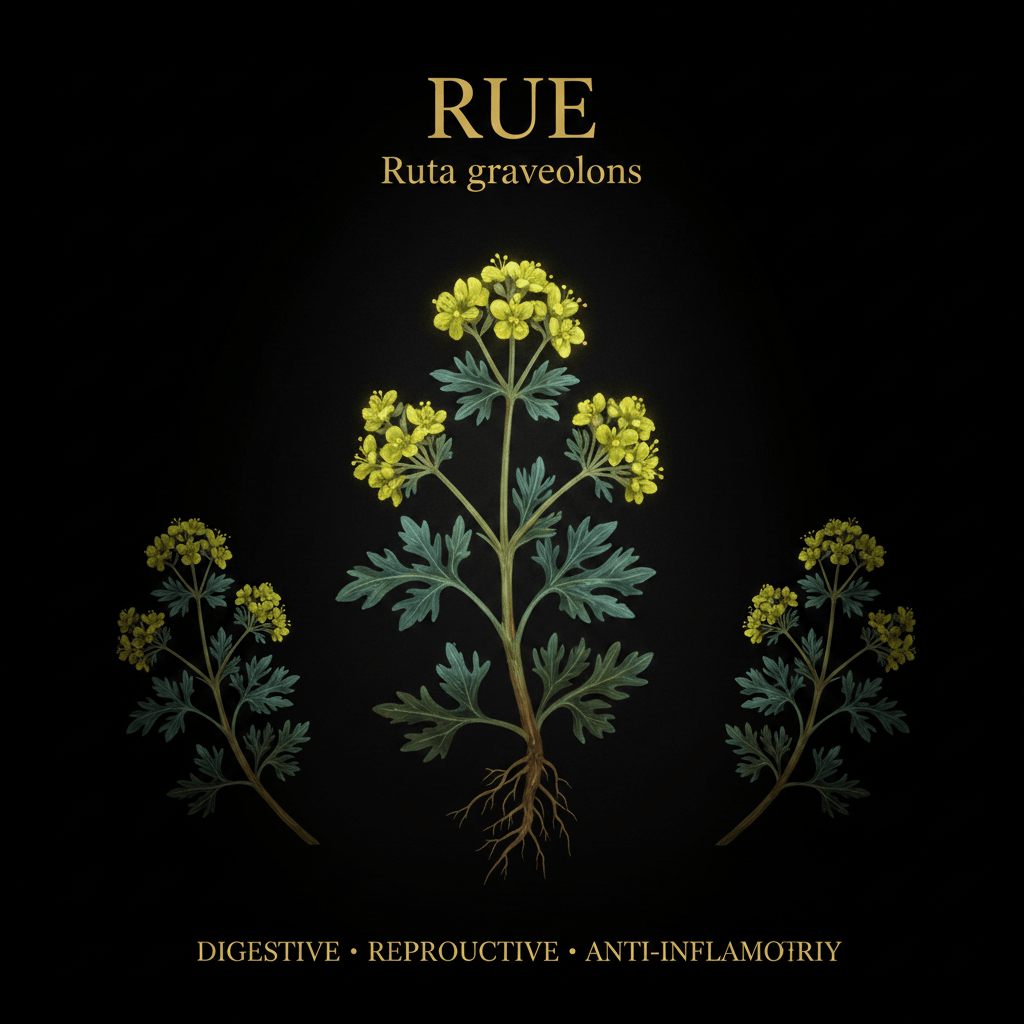Rue (Ruta graveolens) – Digestive, Reproductive & Anti - Inflammatory Support, Tincture, Futures ETC