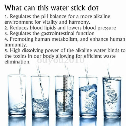 3 Pack - Alkaline Ionizer Hydrogen Water Stick w/ Protective Case (3 for the price of 1)