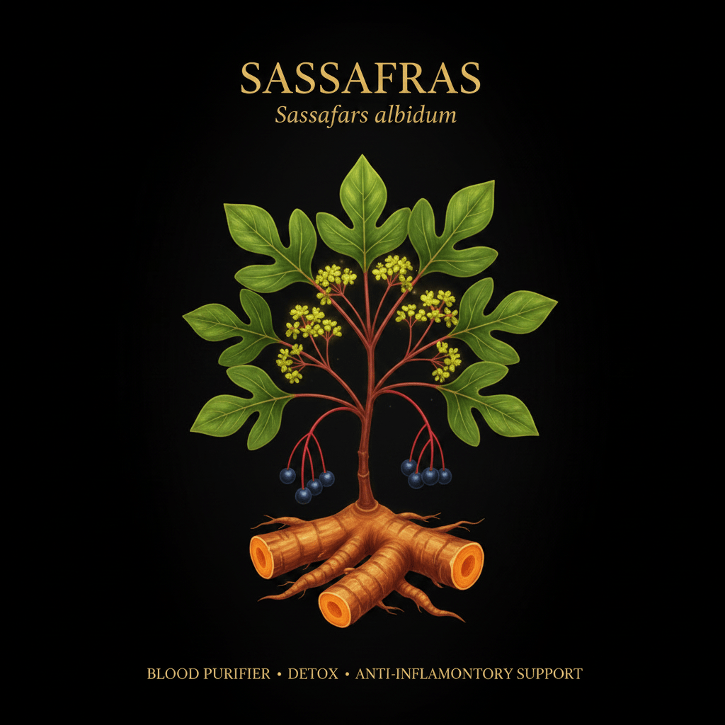 Sassafras (Sassafras albidum) – Blood Purifier, Detox & Anti - Inflammatory Support, Tincture, Futures ETC
