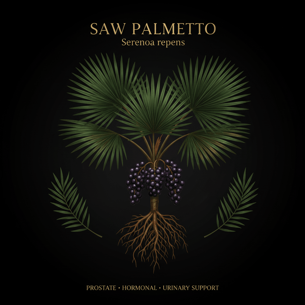 Saw Palmetto (Serenoa repens) – Prostate & Hormonal Support for Men, Tincture, Futures ETC