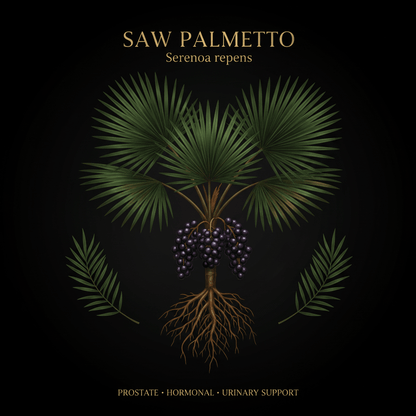 Saw Palmetto (Serenoa repens) – Prostate & Hormonal Support for Men, Tincture, Futures ETC