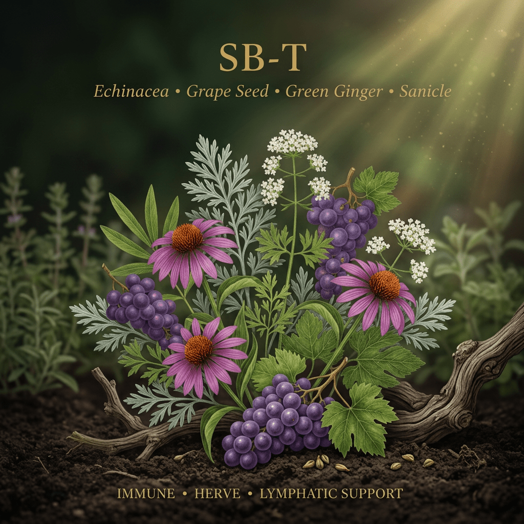 SB-T editorial image in golden botanical light