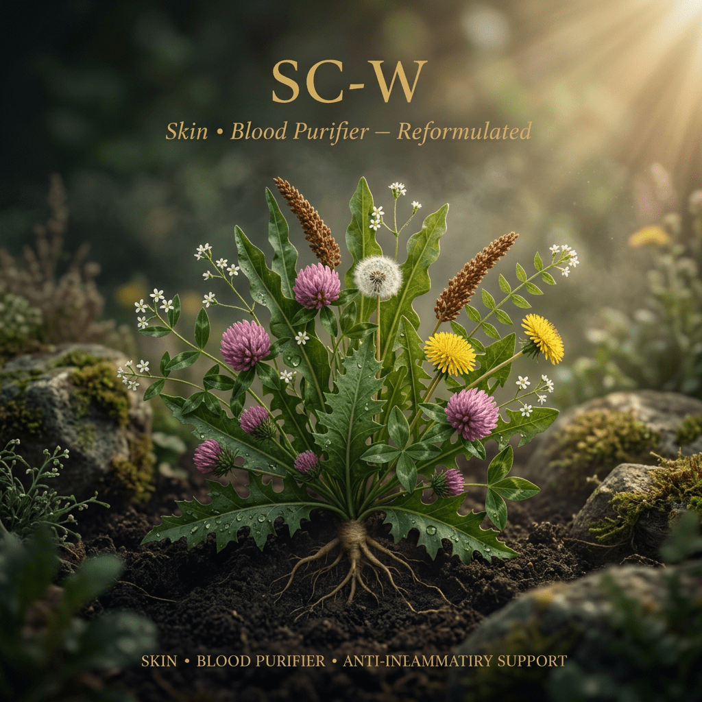 SC-W editorial image in golden botanical light