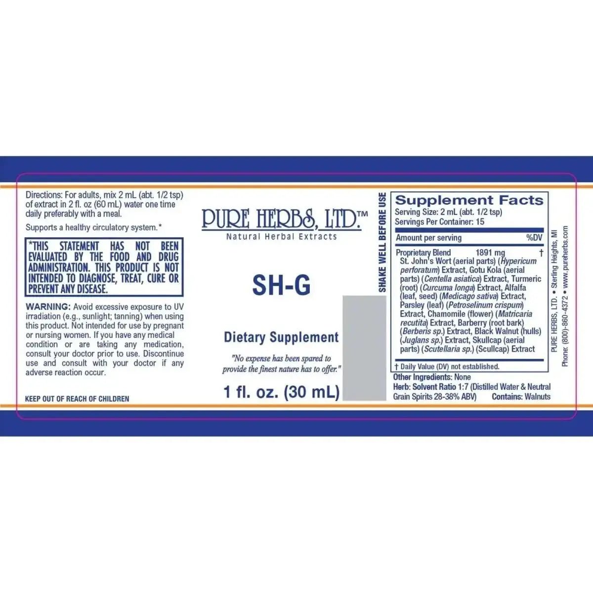 SH - G - Futures ETC Tincture