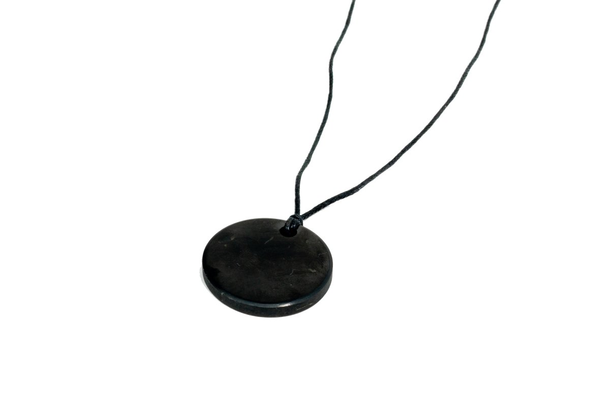 Shungite Round Pendant for EMF Protection (Ships From USA!), , Futures ETC