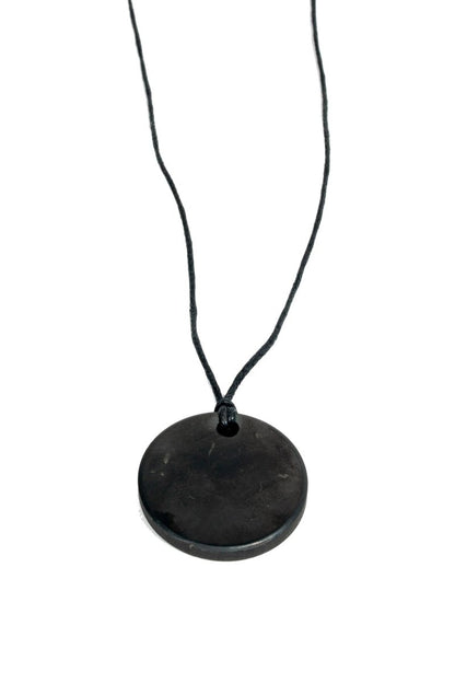 Shungite Round Pendant for EMF Protection (Ships From USA!), , Futures ETC