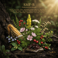 SMF-B editorial image in golden botanical light