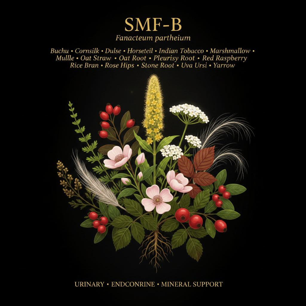 SMF - B – Urinary, Endocrine & Mineral Support | 15 - Herb Blend, Tincture, Futures ETC