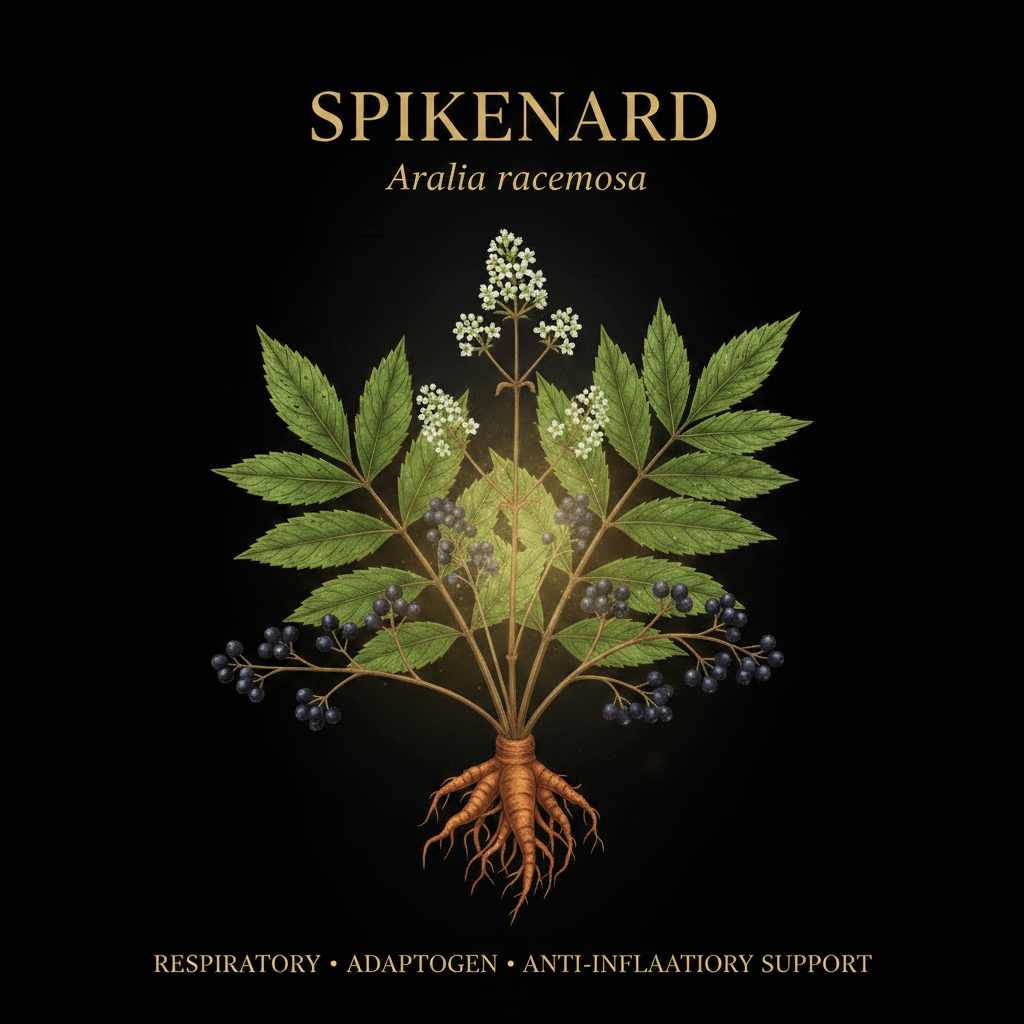 Spikenard (Aralia racemosa) – Immune, Respiratory & Adaptogenic Support, Tincture, Futures ETC