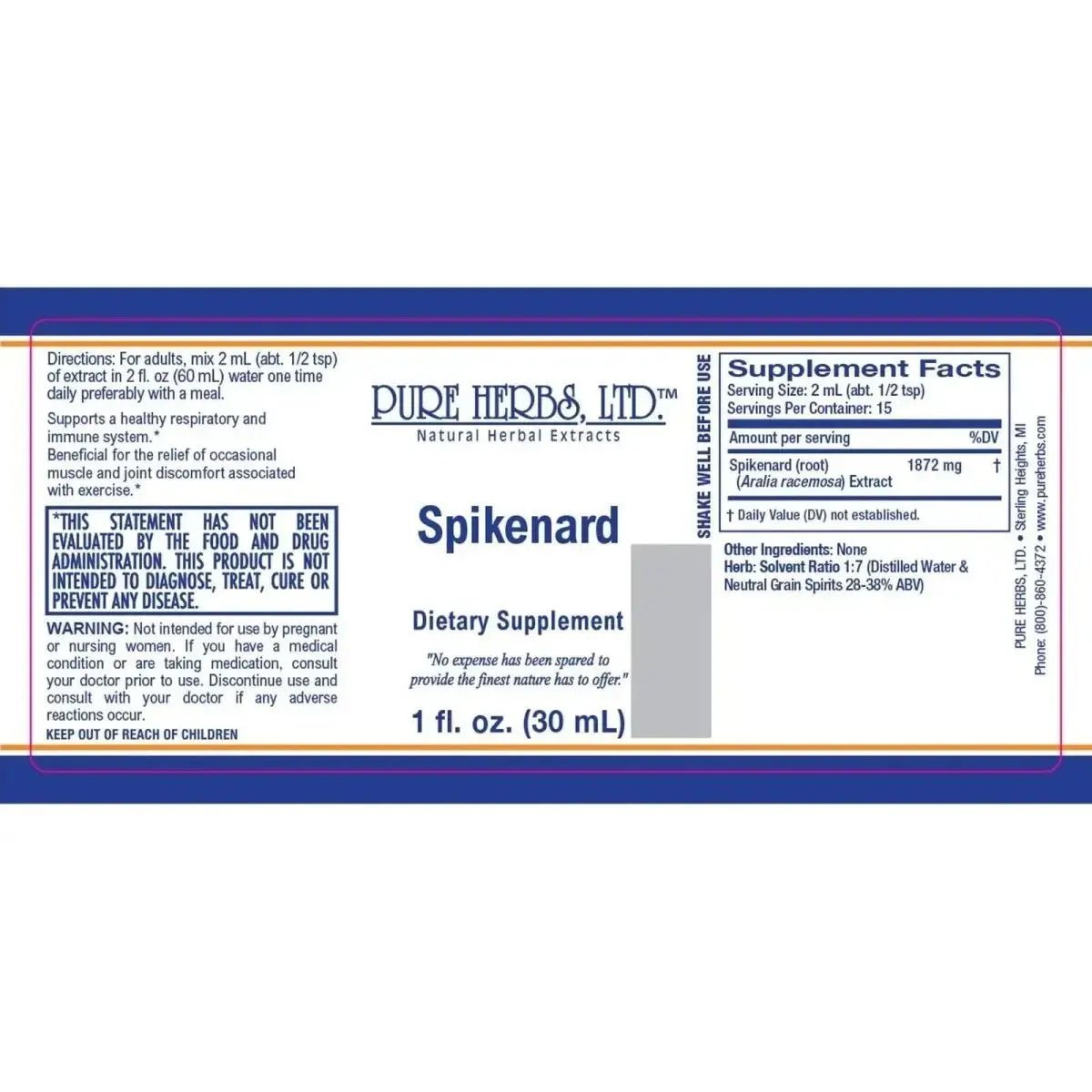 Spikenard (Aralia racemosa) - Futures ETC Tincture