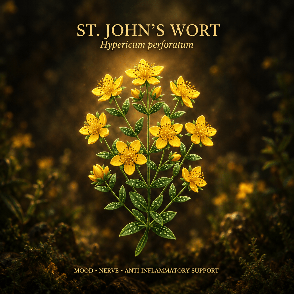 St. John's Wort (Hypericum perforatum) – Mood, Nerve & Anti-Inflammatory Support, Tincture, Futures ETC