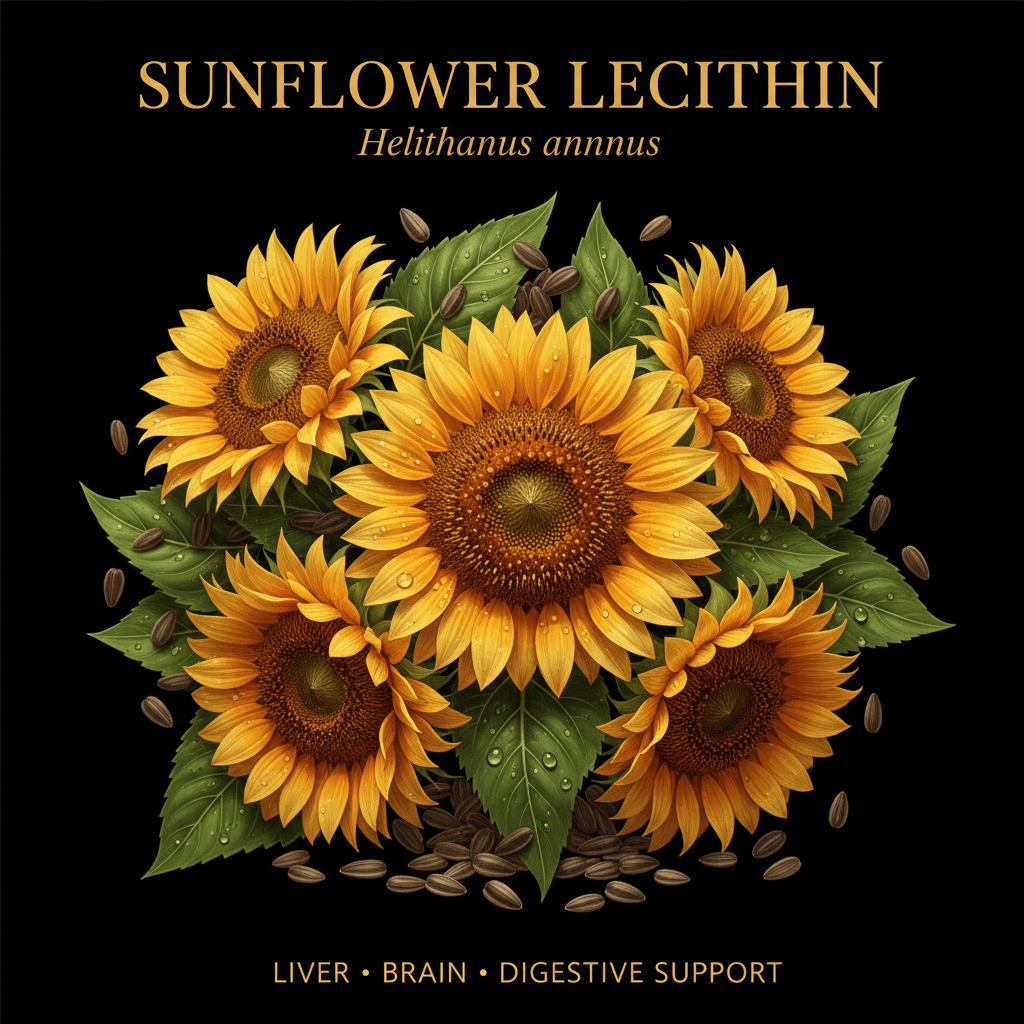 Sunflower Lecithin (Helianthus annuus) – Liver, Brain & Digestive Support, Tincture, Futures ETC