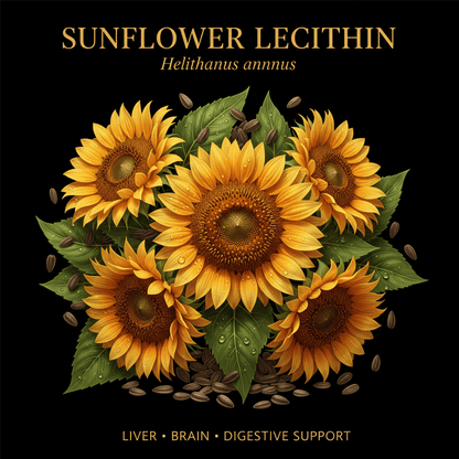 Sunflower Lecithin (Helianthus annuus) – Liver, Brain & Digestive Support, Tincture, Futures ETC