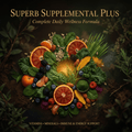 Superb Supplemental Plus editorial image with gold serif text