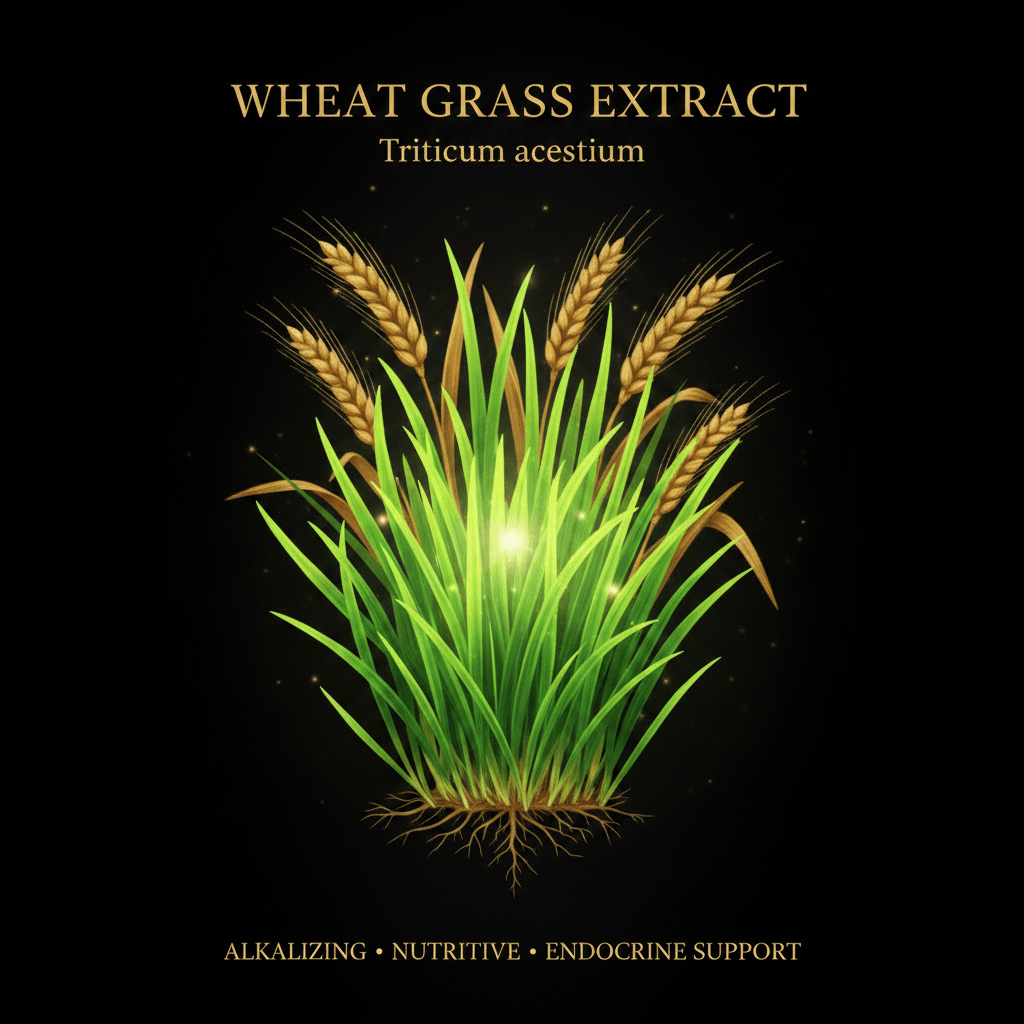 Superb Wheat Grass Extract (Triticum aestivum) – Alkalizing, Nutritive & Endocrine Support, Tincture, Futures ETC