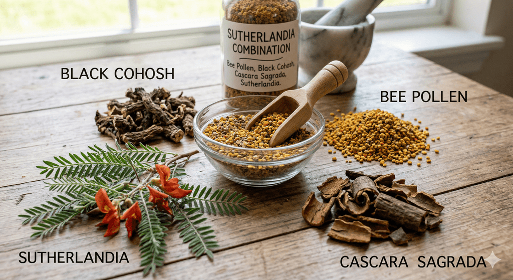 Sutherlandia Combination (Bee Pollen, Black Cohosh, Cascara Sagrada, Sutherlandia), Tincture, Futures ETC