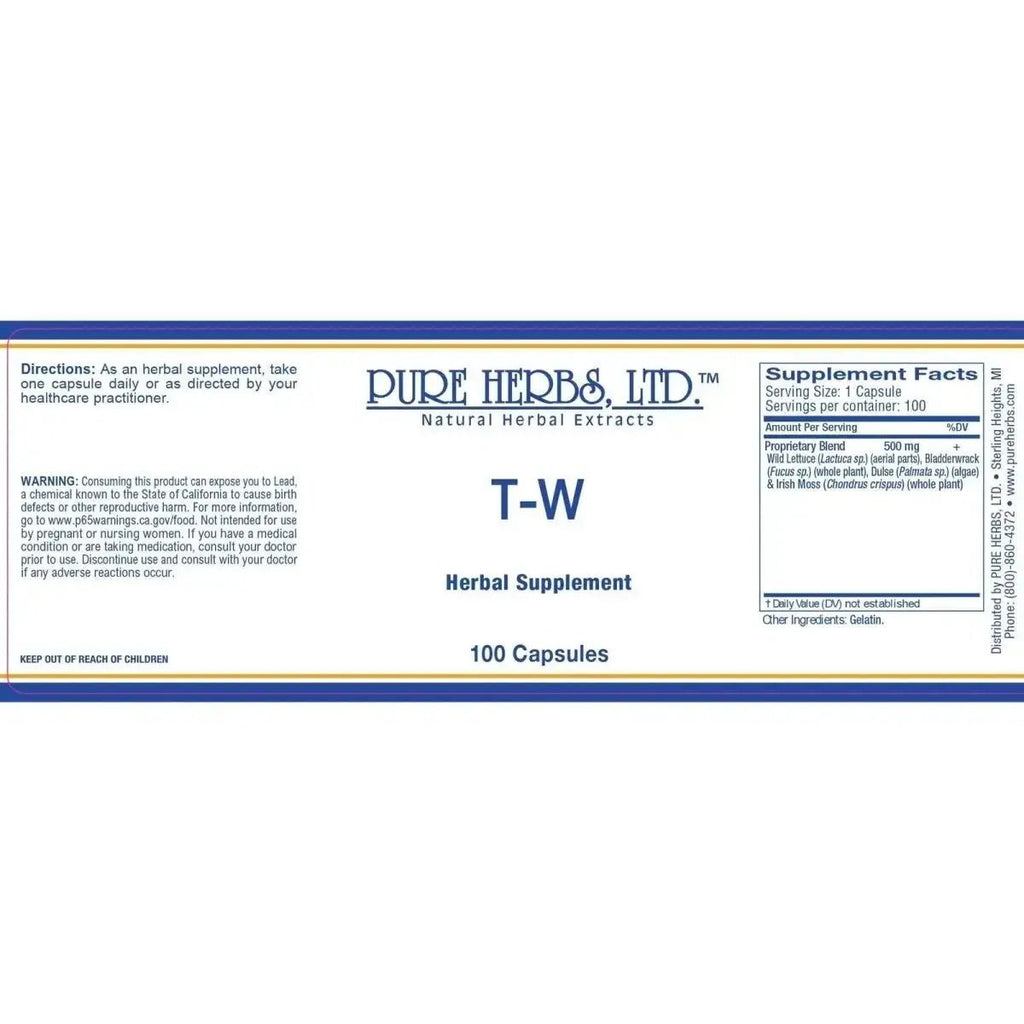 T - W for Thyroid, Digestive & Skin Health | Futures ETC - Futures ETC Tincture