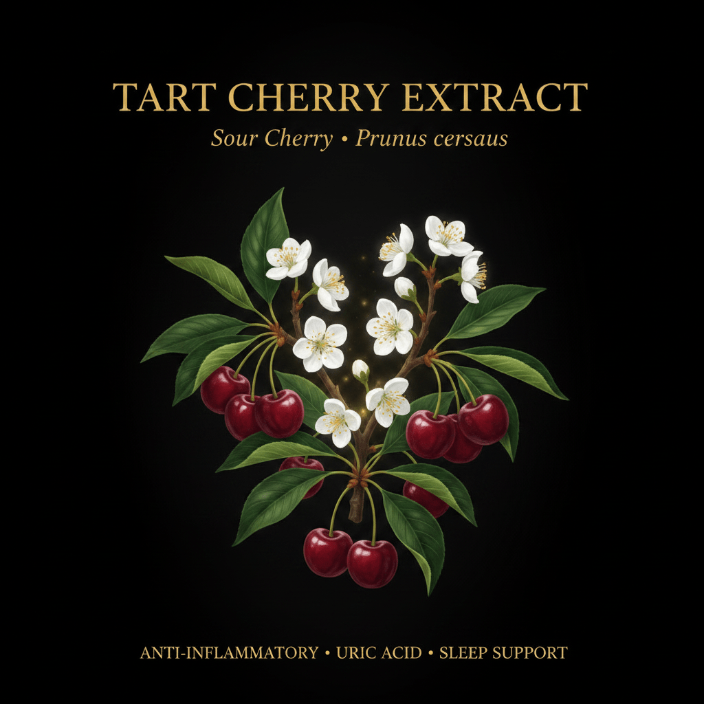 Tart Cherry Extract [Sour Cherry] (Prunus cerasus) – Anti - Inflammatory, Uric Acid & Sleep Support, Tincture, Futures ETC