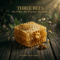 Three Bees editorial image in golden natural light
