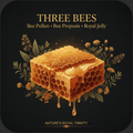 Three Bees – Immune, Energy & Hormonal Support | Bee Pollen, Bee Propolis & Royal Jelly, Tincture, Futures ETC